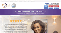 Desktop Screenshot of matterofsmiles.com